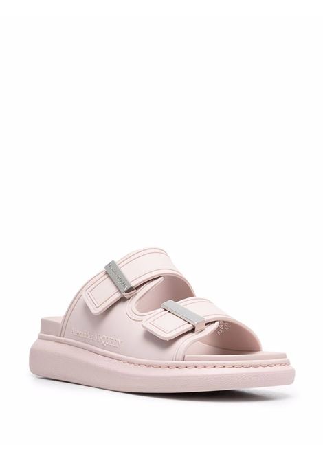 Pink And Silver Hybrid Sandals ALEXANDER MCQUEEN | 658063-W4Q516833