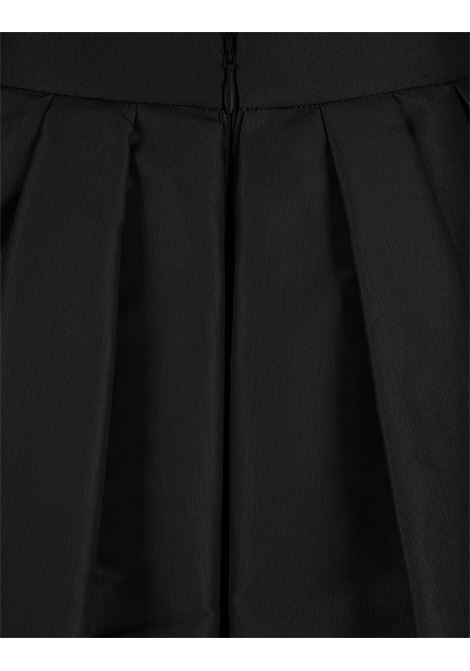Black Curled Midi Skirt ALEXANDER MCQUEEN | 684284-QEACM1000