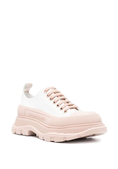 White And Pink Tread Slick Sneakers ALEXANDER MCQUEEN | 697072-W4W6A8768