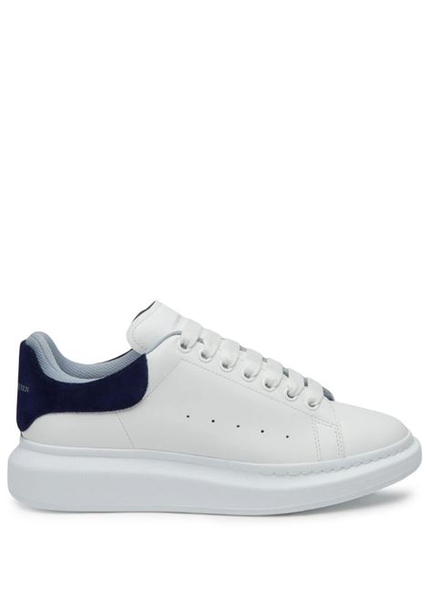 White Oversized Sneakers With Navy and Light Blue Details ALEXANDER MCQUEEN | 705060-WIE9A8727