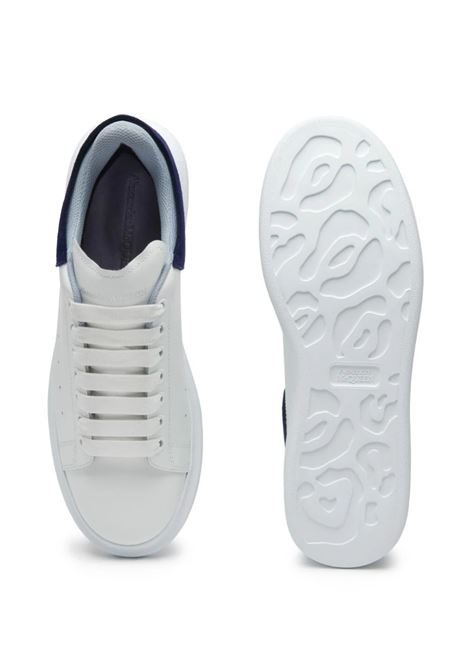 White Oversized Sneakers With Navy and Light Blue Details ALEXANDER MCQUEEN | 705060-WIE9A8727