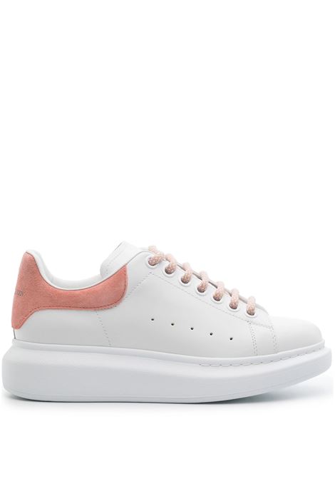White Oversized Sneakers With Clay Suede Spoilers ALEXANDER MCQUEEN | 718139-WIEE58742
