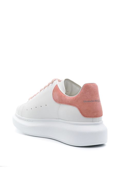 White Oversized Sneakers With Clay Suede Spoilers ALEXANDER MCQUEEN | 718139-WIEE58742