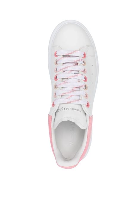 White Oversized Sneakers With Pink and Multicolour Details ALEXANDER MCQUEEN | 718139-WIEEU8772