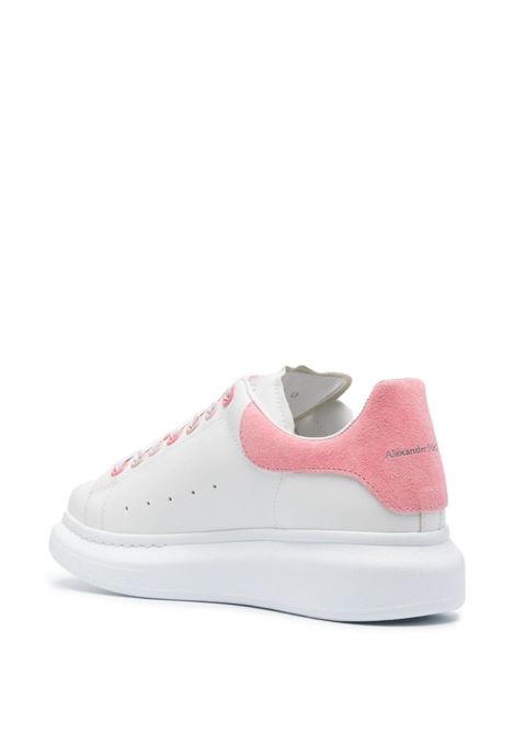 White Oversized Sneakers With Pink and Multicolour Details ALEXANDER MCQUEEN | 718139-WIEEU8772