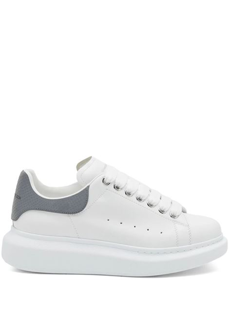Oversized Sneakers in White and Grey With Snake Effect ALEXANDER MCQUEEN | 718232-WIEE79154