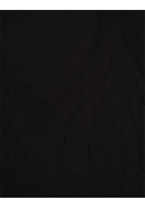 Camicia Con Logo Seal Nera ALEXANDER MCQUEEN | 754817-QNAAD1000