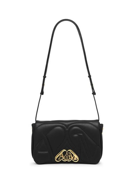 Small Seal Bag in Black ALEXANDER MCQUEEN | 757375-1BLE11000
