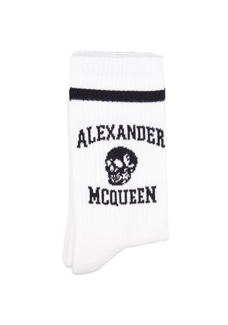 Logo Skull Socks ALEXANDER MCQUEEN | 758295-4102Q9060