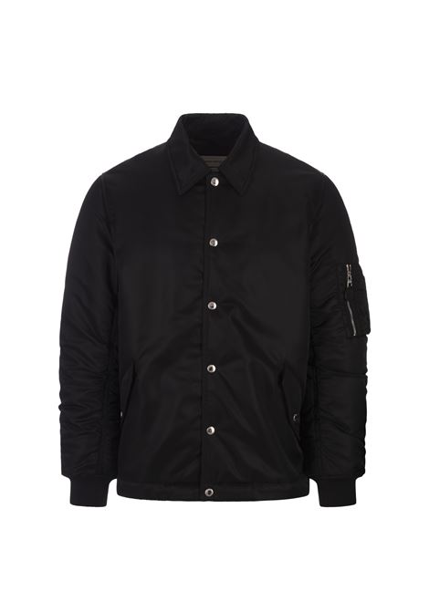 Black Padded Bomber Jacket ALEXANDER MCQUEEN | Outwear | 765591-QRAAK1000