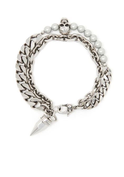Bracelet With Pearls and Skull Studs ALEXANDER MCQUEEN | 774165-I170E1445
