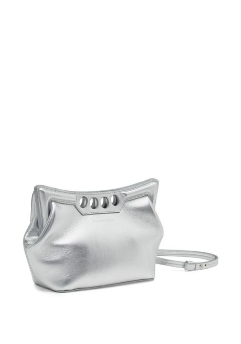 Peak Mini Bag In Silver ALEXANDER MCQUEEN | 775908-1BL1I1400