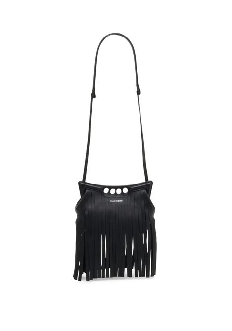 Peak Mini Bag With Fringes In Black ALEXANDER MCQUEEN | 775908-1Z1BB1000