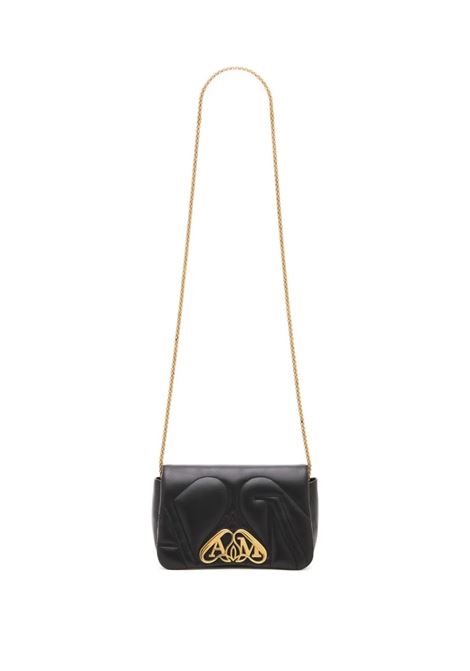 Mini Seal Bag In Black ALEXANDER MCQUEEN | 777011-1BLE11000
