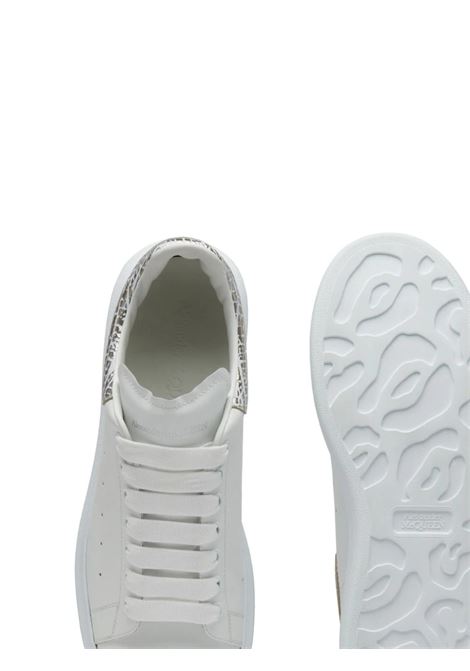 Sneakers Oversize In Bianco e Argento ALEXANDER MCQUEEN | 777220-WIE9I9071