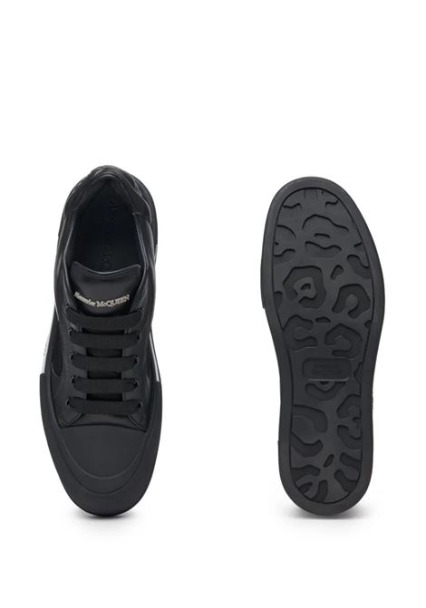 Black Plimsoll Skate Shoes ALEXANDER MCQUEEN | 777241-W4SS31070