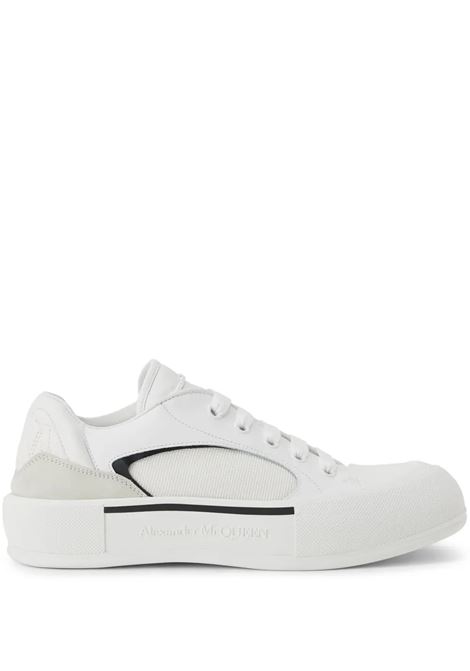 White Plimsoll Skate Shoes ALEXANDER MCQUEEN | 777241-W4SS39061