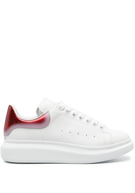 Sneakers Oversize In Bianco e Rosso ALEXANDER MCQUEEN | 777367-WIE9G8733