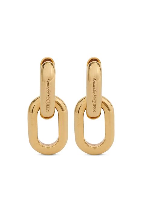 Peak Chain Earrings in Gold ALEXANDER MCQUEEN | 780966-J160K8500