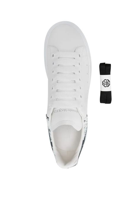 White Oversized Sneakers With Fold Print ALEXANDER MCQUEEN | 782463-WIE9P9061