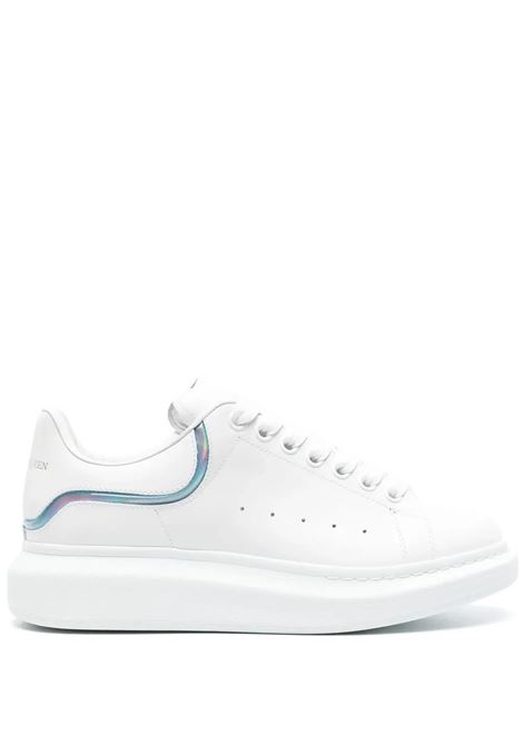 White Oversized Sneakers With Iridescent Profiled Spoiler ALEXANDER MCQUEEN | 782467-WIE9R8757