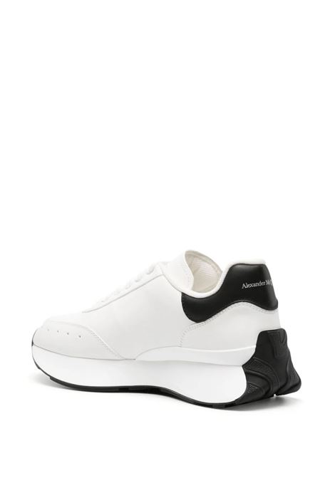 Black and White Sprint Runner Sneakers ALEXANDER MCQUEEN | 782630-WIDN59061