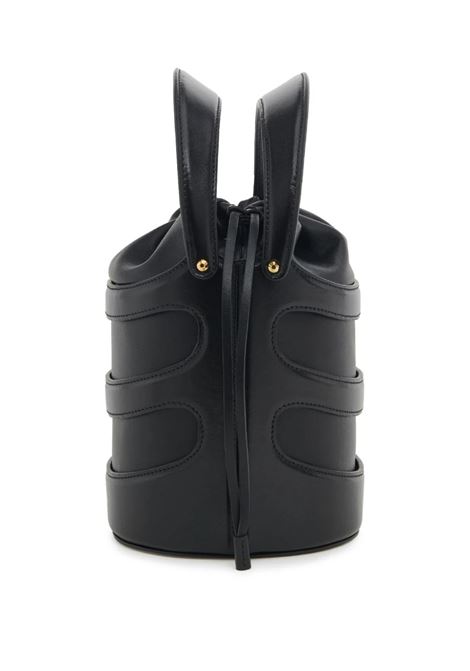The Rise Bucket Bag in Black ALEXANDER MCQUEEN | 787126-1VPGI1000