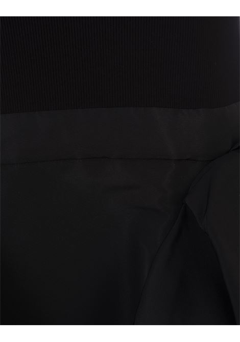 Black Hybrid Mini Dress ALEXANDER MCQUEEN | 787280-QLADJ1000