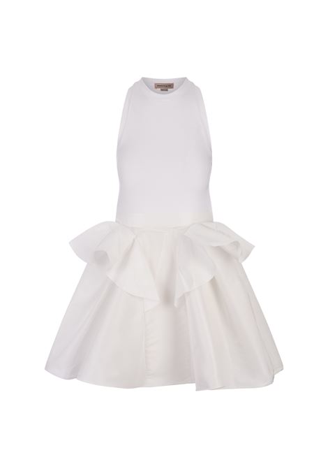 White Hybrid Mini Dress ALEXANDER MCQUEEN | Dress And Jumpsuit | 787280-QLADJ9000