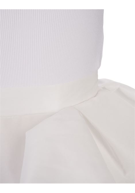 White Hybrid Mini Dress ALEXANDER MCQUEEN | 787280-QLADJ9000