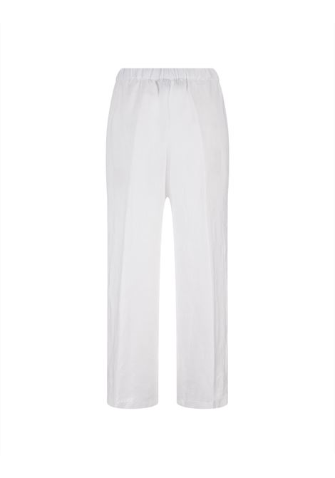 White Linen Palazzo Trousers ASPESI | 0128-C19585072