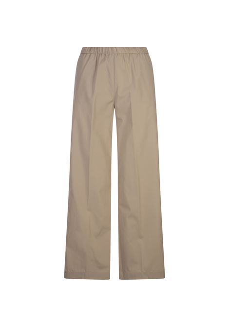 Beige Poplin Crop Trousers ASPESI | 0128-D30785186