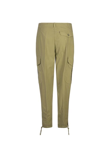 Pistachio Cotton Poplin Cargo Trousers ASPESI | 0169-G32985385