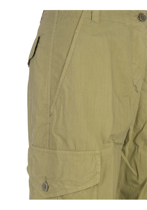 Pistachio Cotton Poplin Cargo Trousers ASPESI | 0169-G32985385