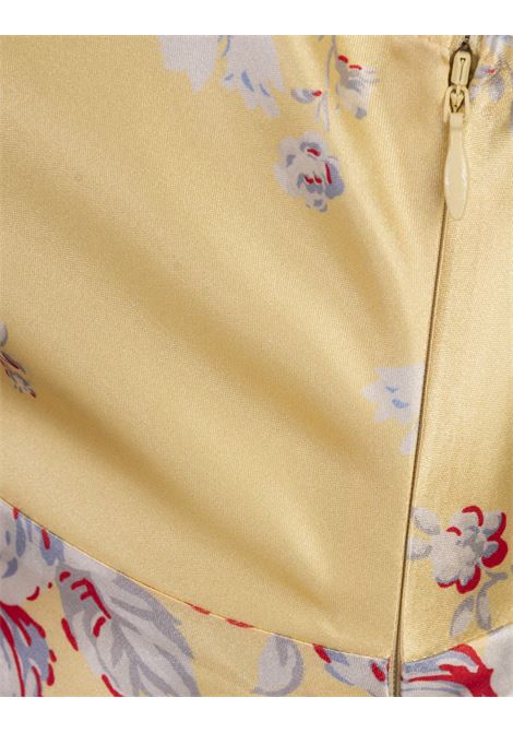 Yellow Printed Polyester Petticoat Dress ASPESI | 2904-P11562159