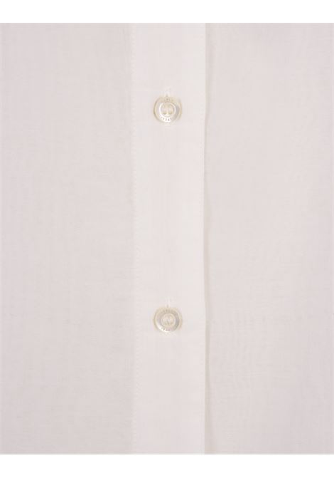 Camicia Smanicata In Cotone e Seta Bianca ASPESI | 5467-M12101072