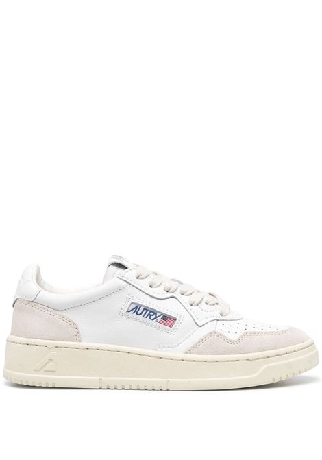 Medalist Low Sneakers In White Suede and Leather AUTRY | AULWLS33