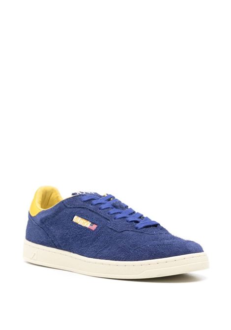 Medalist Flat Sneakers In Lanzuli and Dandelion Suede AUTRY | FLLMUL01