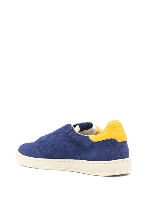 Medalist Flat Sneakers In Lanzuli and Dandelion Suede AUTRY | FLLMUL01