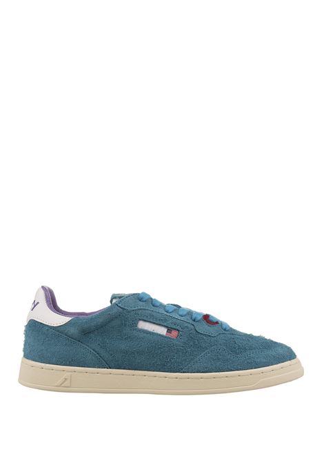 Medalist Flat Sneakers In Sapphire and Alyssm Suede AUTRY | FLLMUL04