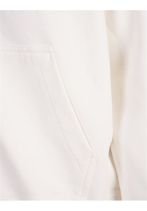 White Cotton Zip-Up Hoodie AUTRY | HOPM574W