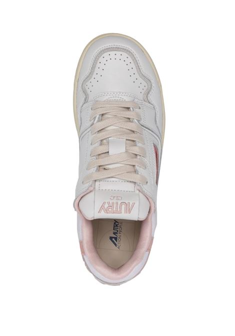 CLC Sneakers In White And Pink Leather AUTRY | ROLWMM14