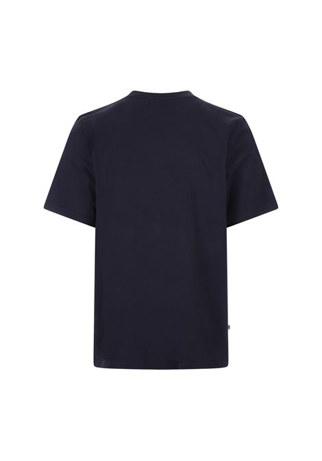 T-Shirt Blu Navy Con Logo Bianco AUTRY | TSPM504B