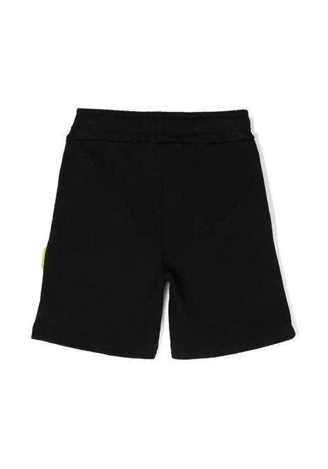 Shorts In Cotone Nero Con Logo BARROW KIDS | S4BKJUBE029110