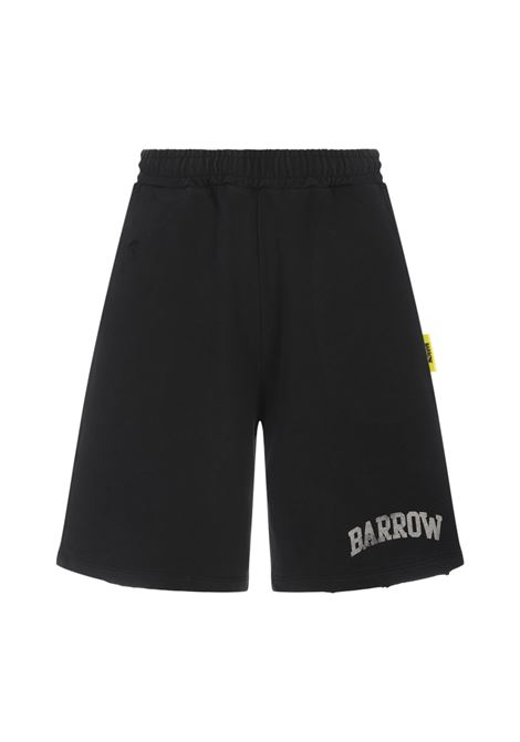 Bermuda Sportivi Neri Con Logo BARROW | Pantaloni | S4BWUABE055110