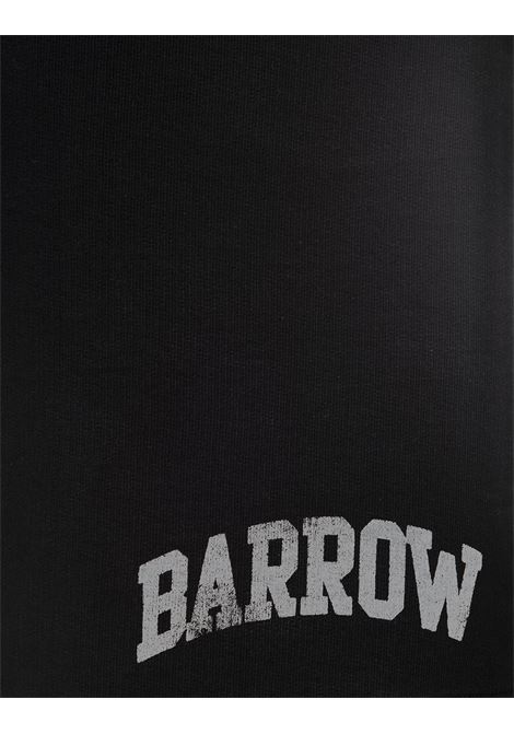 Bermuda Sportivi Neri Con Logo BARROW | S4BWUABE055110