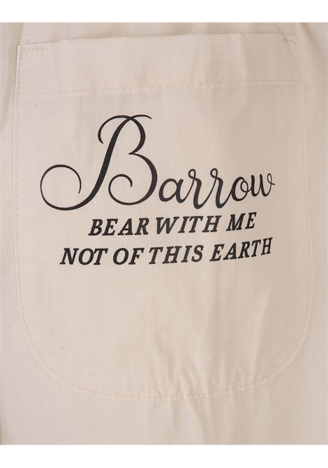 Dove Bermuda Shorts With Prints BARROW | S4BWUABE060BW009