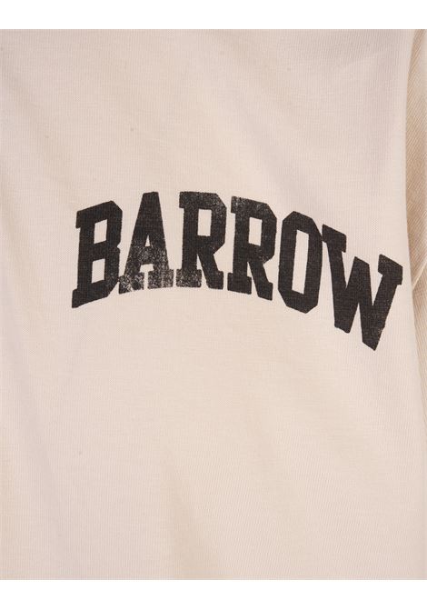 Dove Polo Shirt With Logo and Smile BARROW | S4BWUAPO072BW009