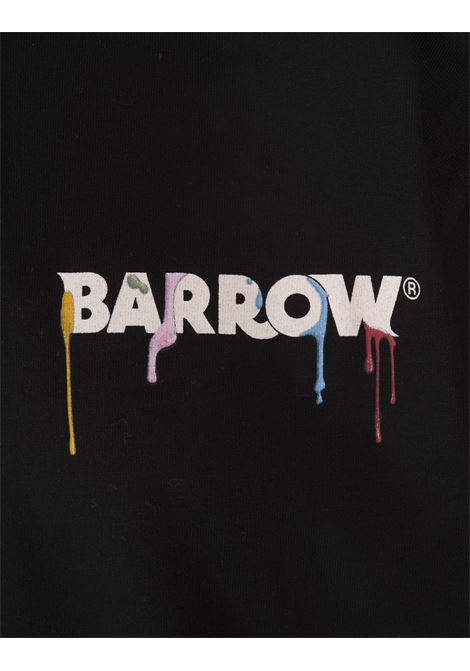 Black T-Shirt With Logo and Colour Spots BARROW | S4BWUATH090110