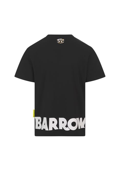 Black T-Shirt With Lettering Logo BARROW | S4BWUATH137110